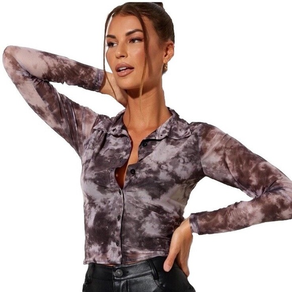 Motel Rocks Mesh Top - Picture 1 of 3